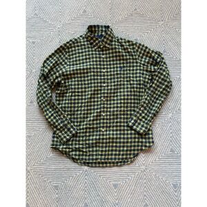 Ralph Lauren Long Sleeve Flannel‎ Button Shirt - Yellow/Blue/Red - Large